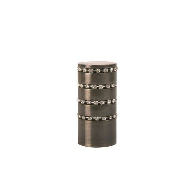 Końcówka galwaniczna 25mm cylinder z kryształkami