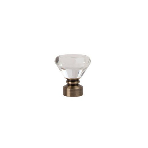 Końcówka galwaniczna 25mm stożek crystal