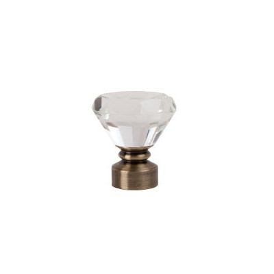 Końcówka galwaniczna 25mm stożek crystal