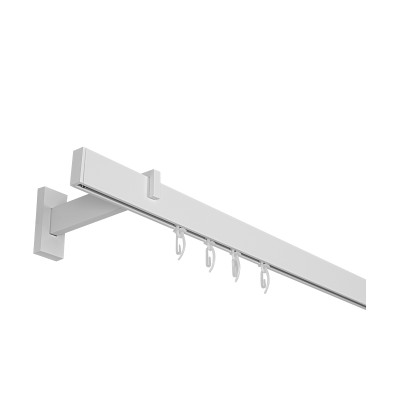 Karnisz apartamentowy Harmony pojedynczy 160cm biały