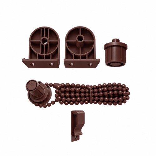 Mechanizm montażowy brąz do rolet wolnowiszących (kpl.)