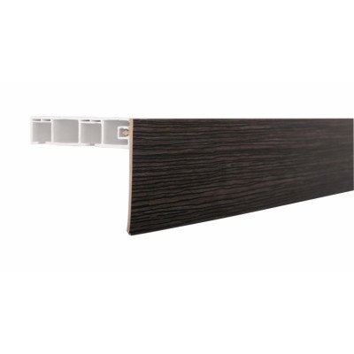 Listwa maskująca kolor wenge do karnisza sufitowego PVC KM 50mm