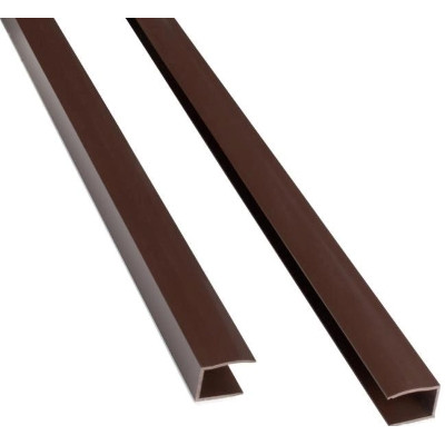 Prowadnice do minirolet 150cm brązowe (kpl.2szt)